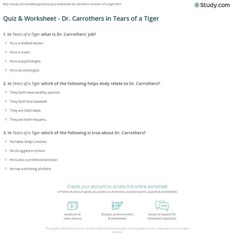 answers to tests tears of a tiger|Tears of a Tiger Overview Quiz .